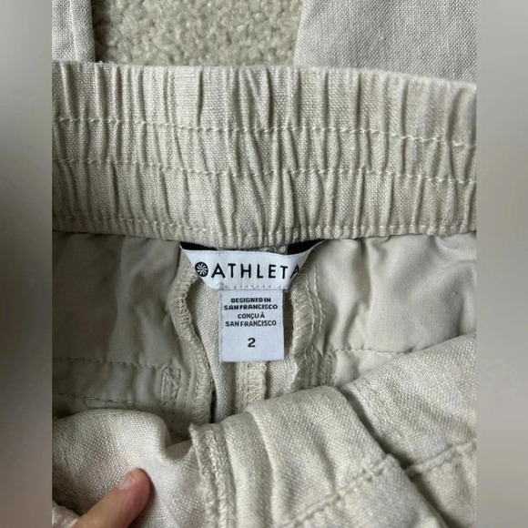 Athleta Voyager Linen Pant natural color - Picture 7 of 15